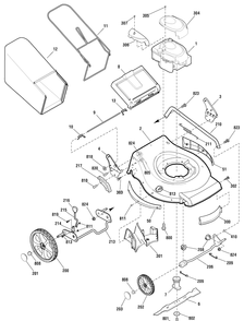 Part Location Diagram of 700302YP Murray Decal Kit
